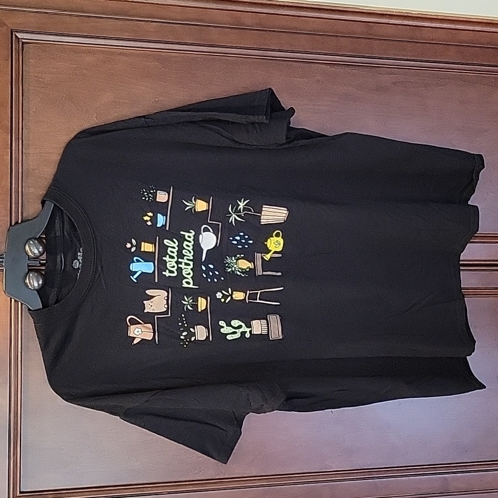 Goodie Two Sleeves Total Pothead T-shirt Flower Pot sz 2XL Unisex Mens Women